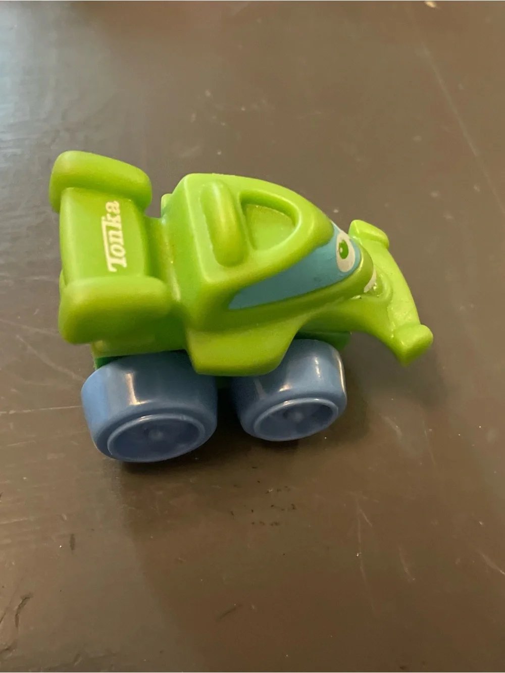 Tonka Chuck & Friends Green Car smile Racecar